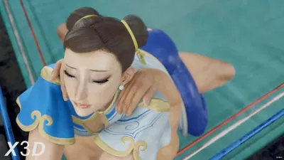 Chun-Li Gym Strenching White (All Versions) (X3D) - hentai porn - Hentai Video
