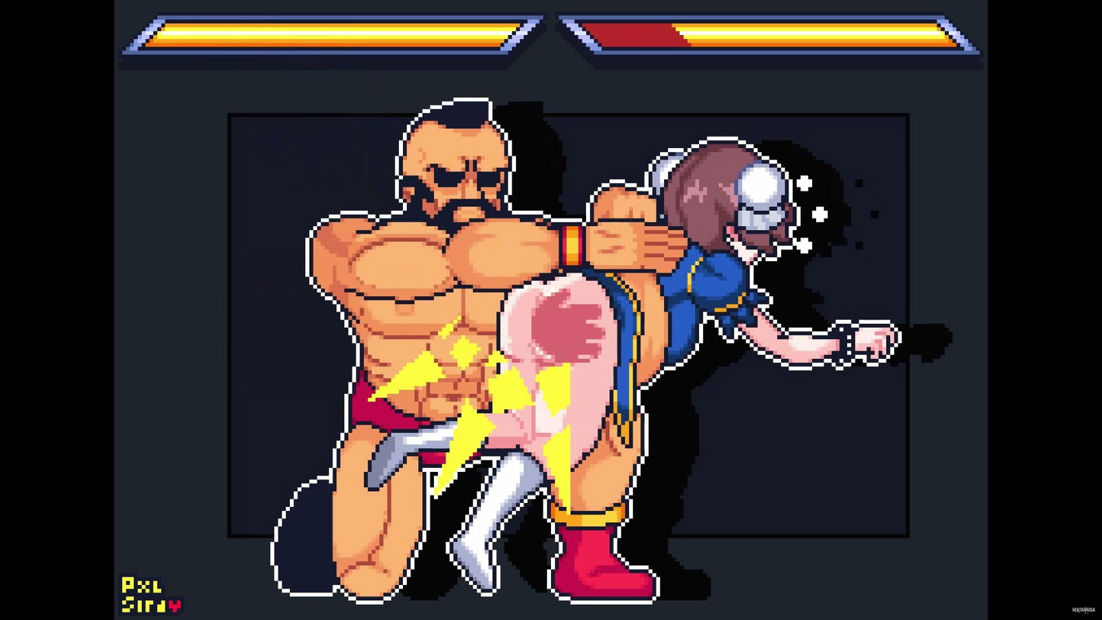 Chun Li loses to Zangief - hentai porn - Hentai Video