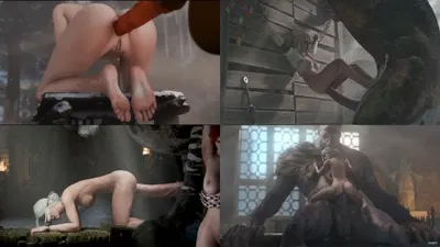 Ciri e os Grandes Monstros (2K) (60FPS) (SEM CENSURA) - porn hentai - Vídeo Hentai