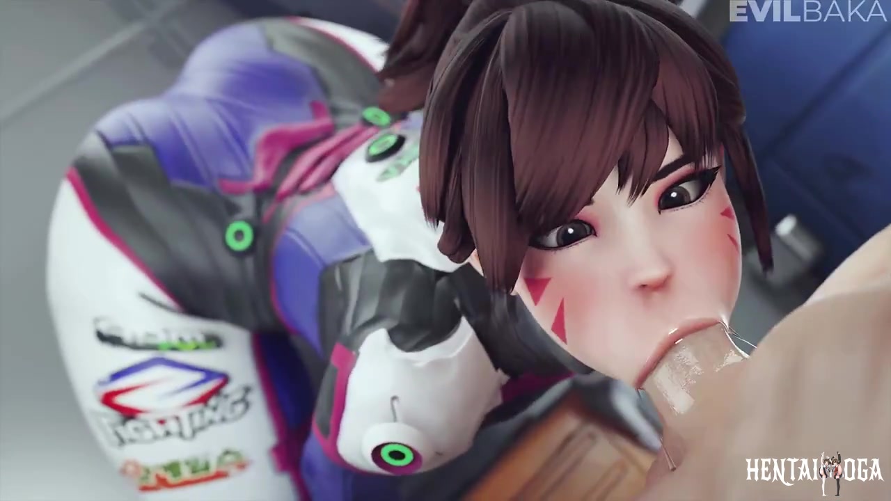A la guapa D.va le dan por la boca - hentai porno - Video Hentai