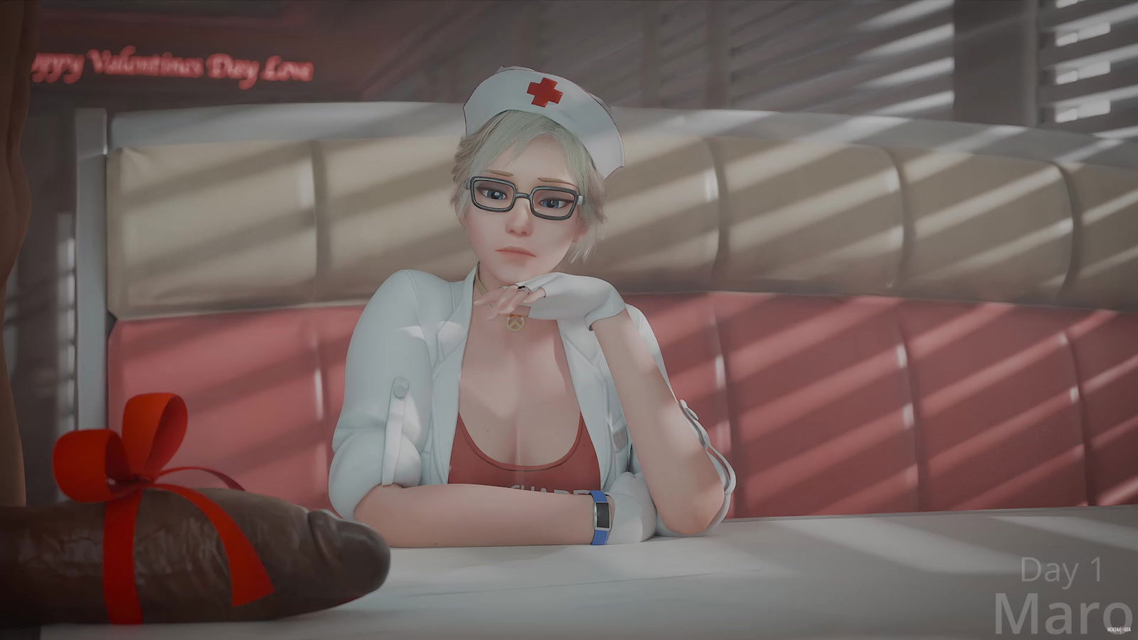 Thử thách Vẽ hoạt hình hàng ngày: Ngày 1/3 - Pharah, Mercy, Love Date - hentai porno - Video Hentai