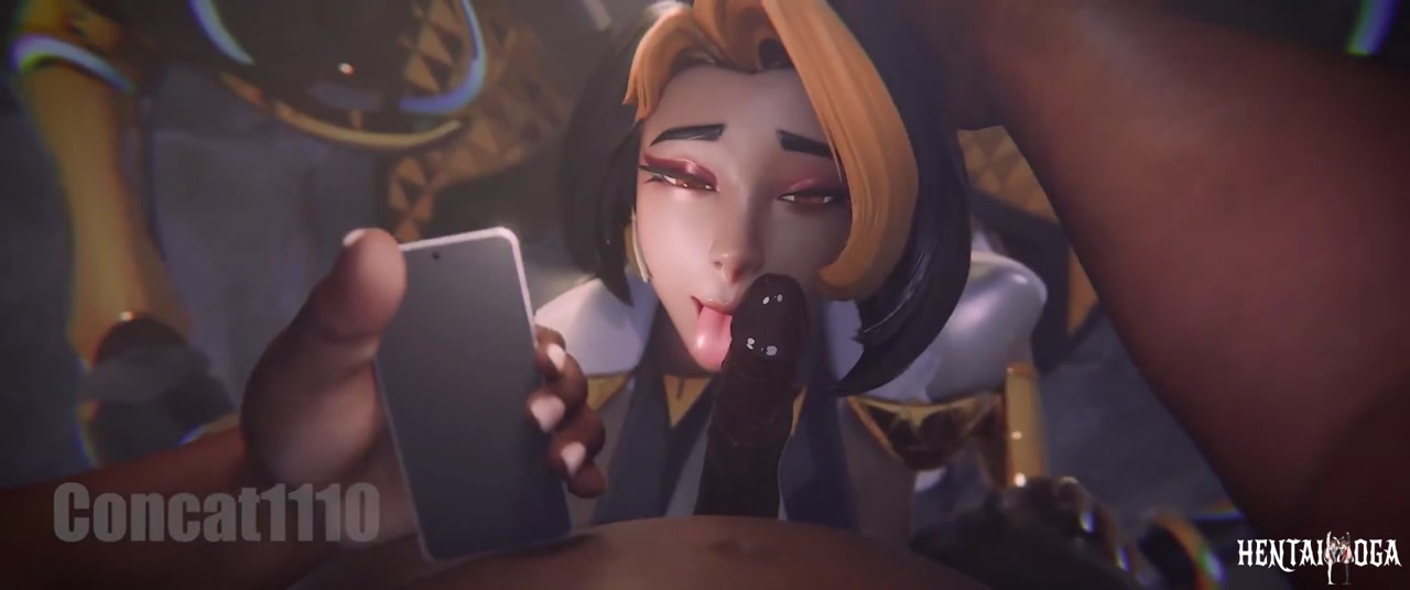 Domina face fucked and oral creampie by bbc - hentai porn - Hentai Video