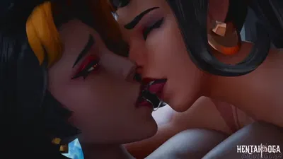 Domina besándose con Vendetta - hentai porno - Video Hentai