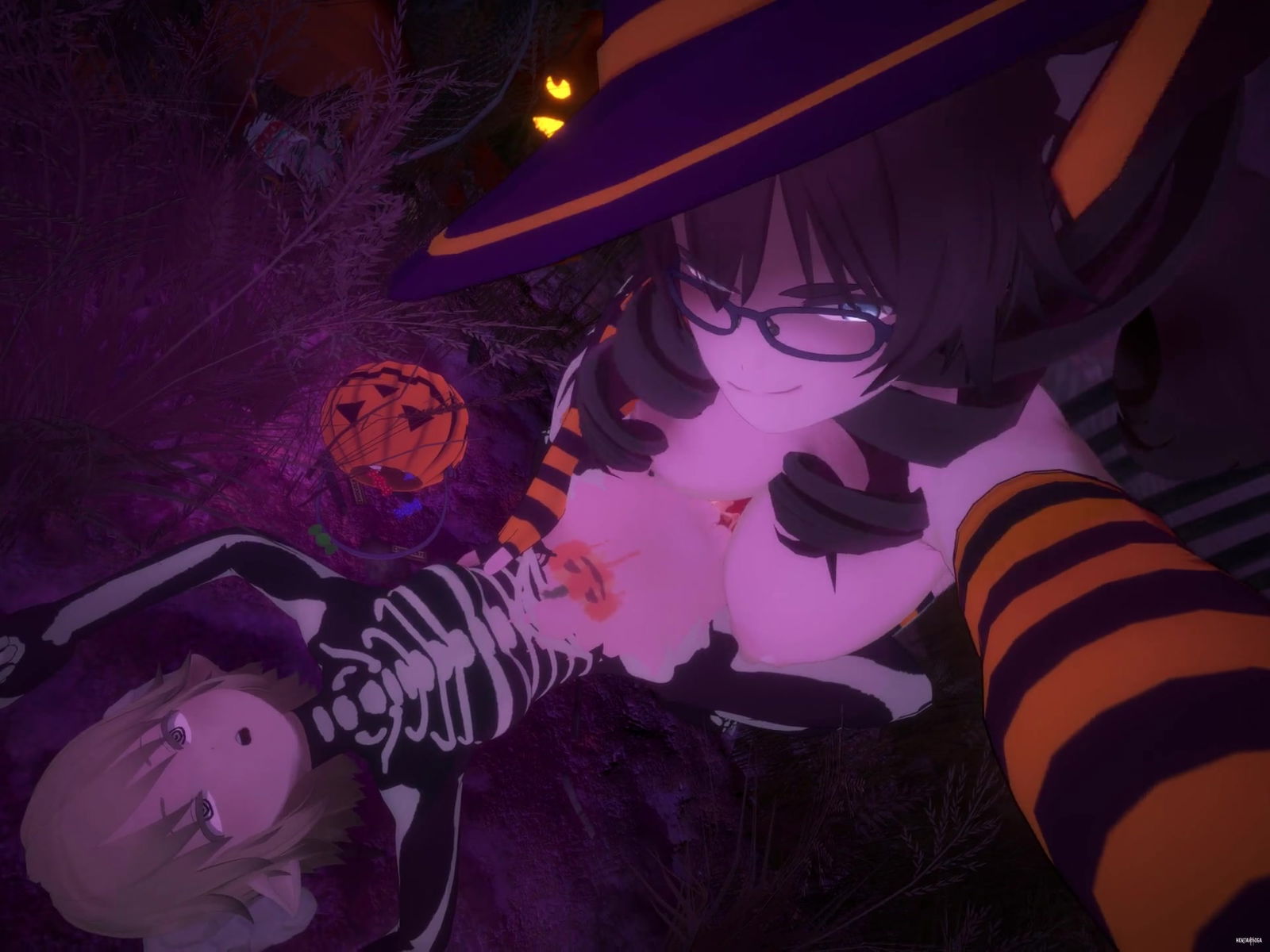 (Droibles1) Guloseima de Halloween - Edi&ccedil;&atilde;o Creampie - porn hentai - V&iacute;deo Hentai