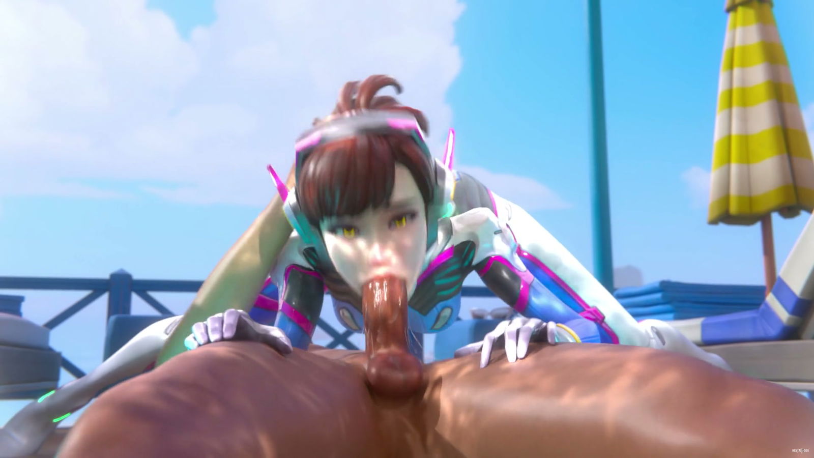 D.va incrível deepblow - porn hentai - Vídeo Hentai