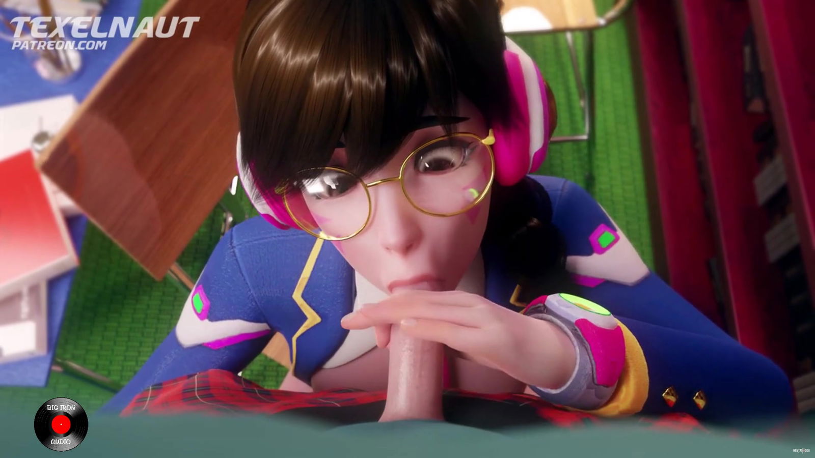 D.va cum inside mouth - hentai porn - Hentai Video