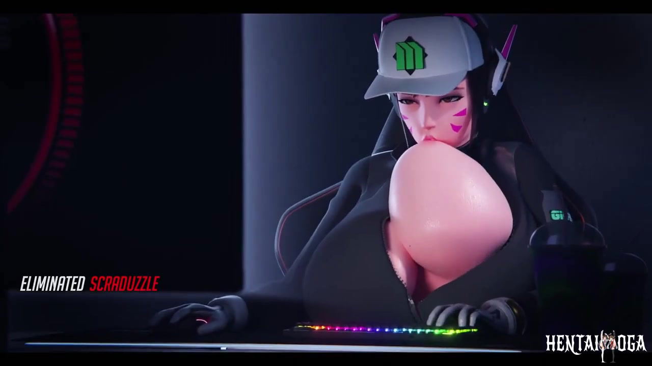 مشروب «D.va» المخصص للألعاب - هنتاي بورن - فيديو هنتاي