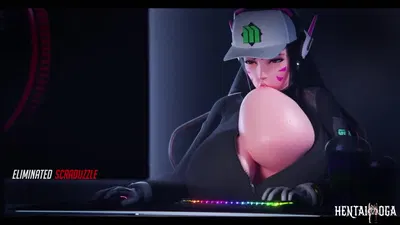 Nước uống dành cho game thủ D.va - hentai porno - Video Hentai
