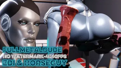 Edi & Horseguy (NO WM)(FullmetalDude)(4K60FPS) - porn hentai - Vídeo Hentai