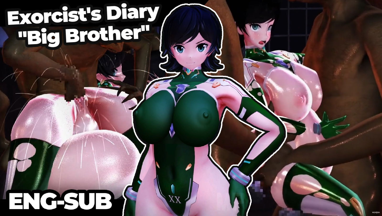 Exorcist's Diary - "Big Brother" (MP-7L) (ENG-SUB) - hentai porn - Hentai Video
