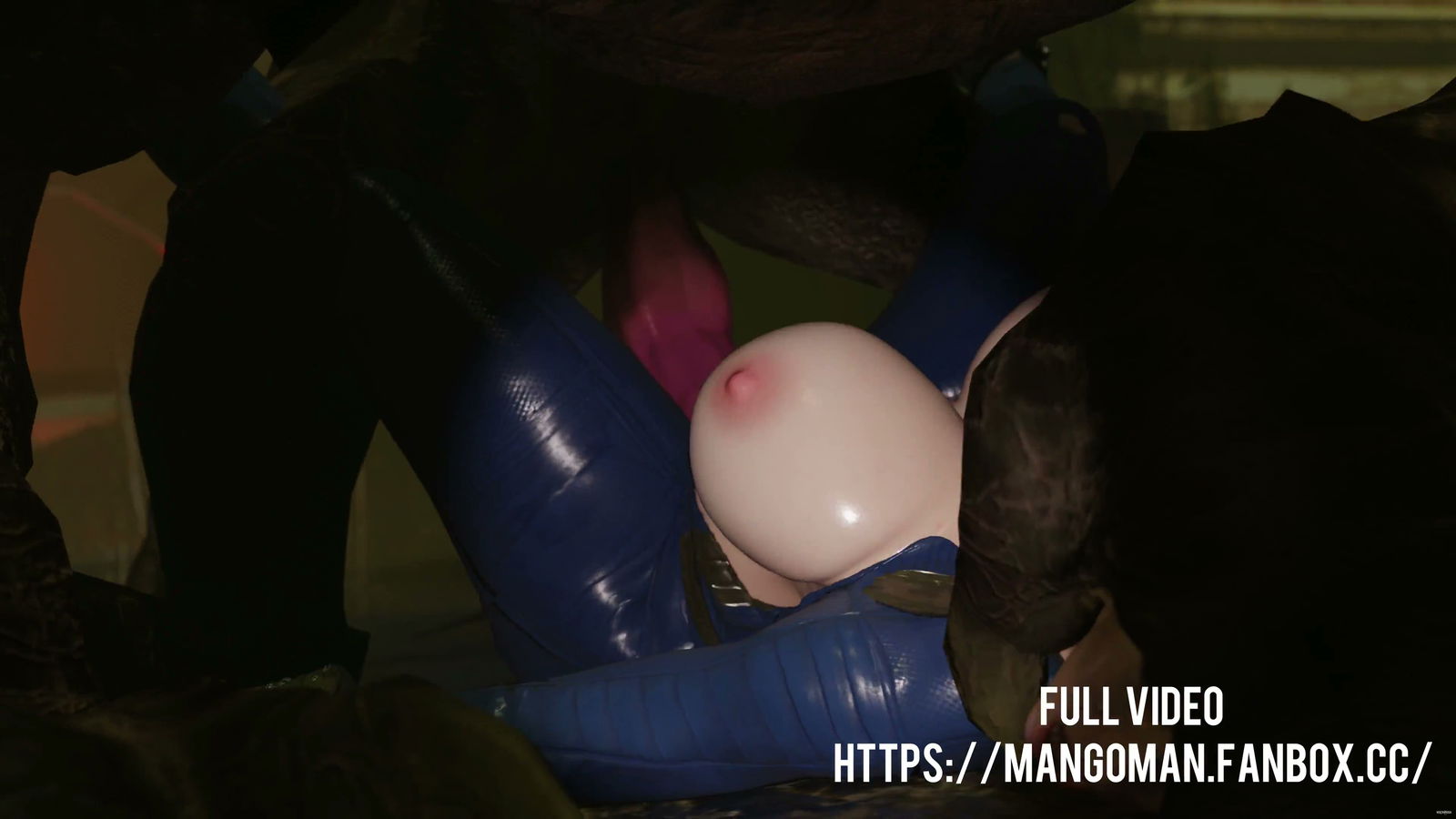 Deathclaw y habitante del refugio de Fallout - hentai porno - Video Hentai