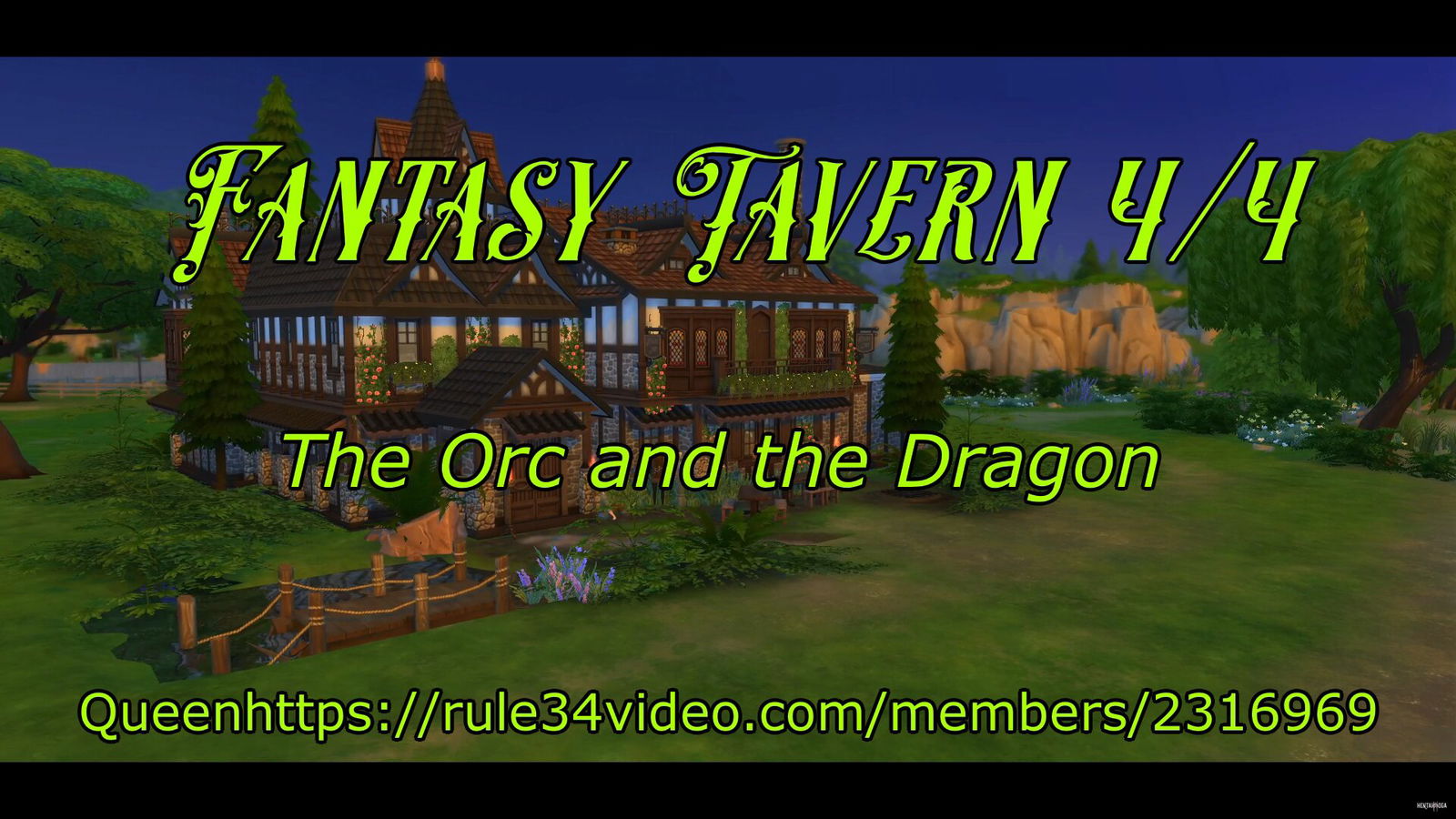 حانة فانتاسي 4/4 - هنتاي بورن - فيديو هنتاي