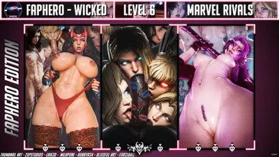 FAPHERO - WICKED - 6 уровень - Marvel Rivals |FH| - hentai porn - Hentai Video