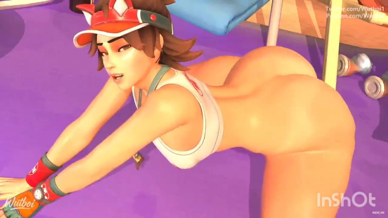 (Chỉnh sửa tiếng ợ) Tiếng ợ khi Kiriko nhảy twerk - hentai porno - Video Hentai