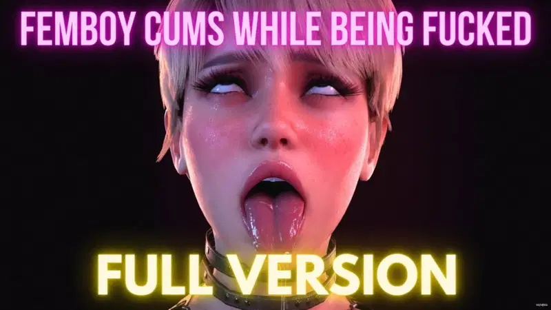 Femboy Cumming While Fucked_FULL VERSION - hentai porn - Hentai Video