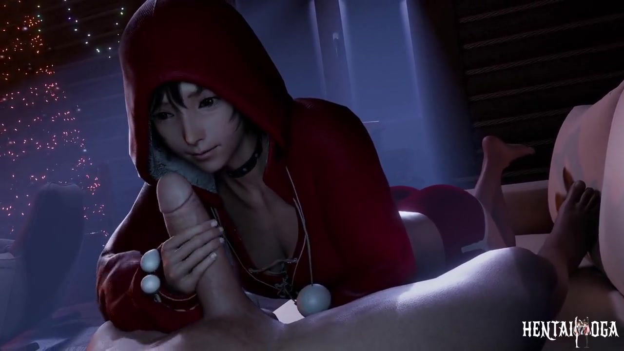 Festive Iris Amicitia giving a handjob - hentai porn - Hentai Video