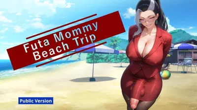 【Futa JOI】Beach Trip with Futa Mommy - hentai porn - Hentai Video