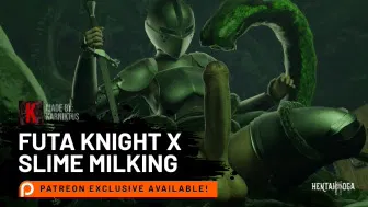Futa Knight x Slime Milking - hentai porn - Hentai Video