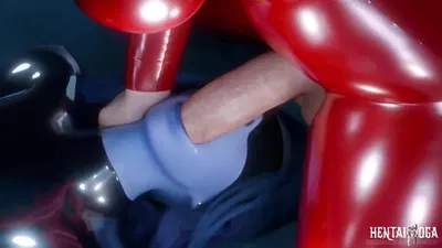 Futa Mercy and Widowmaker in latex - hentai porn - Hentai Video