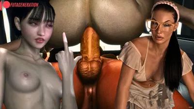 FUTA MILF ON ASIAN SLUTTY - hentai porn - Hentai Video