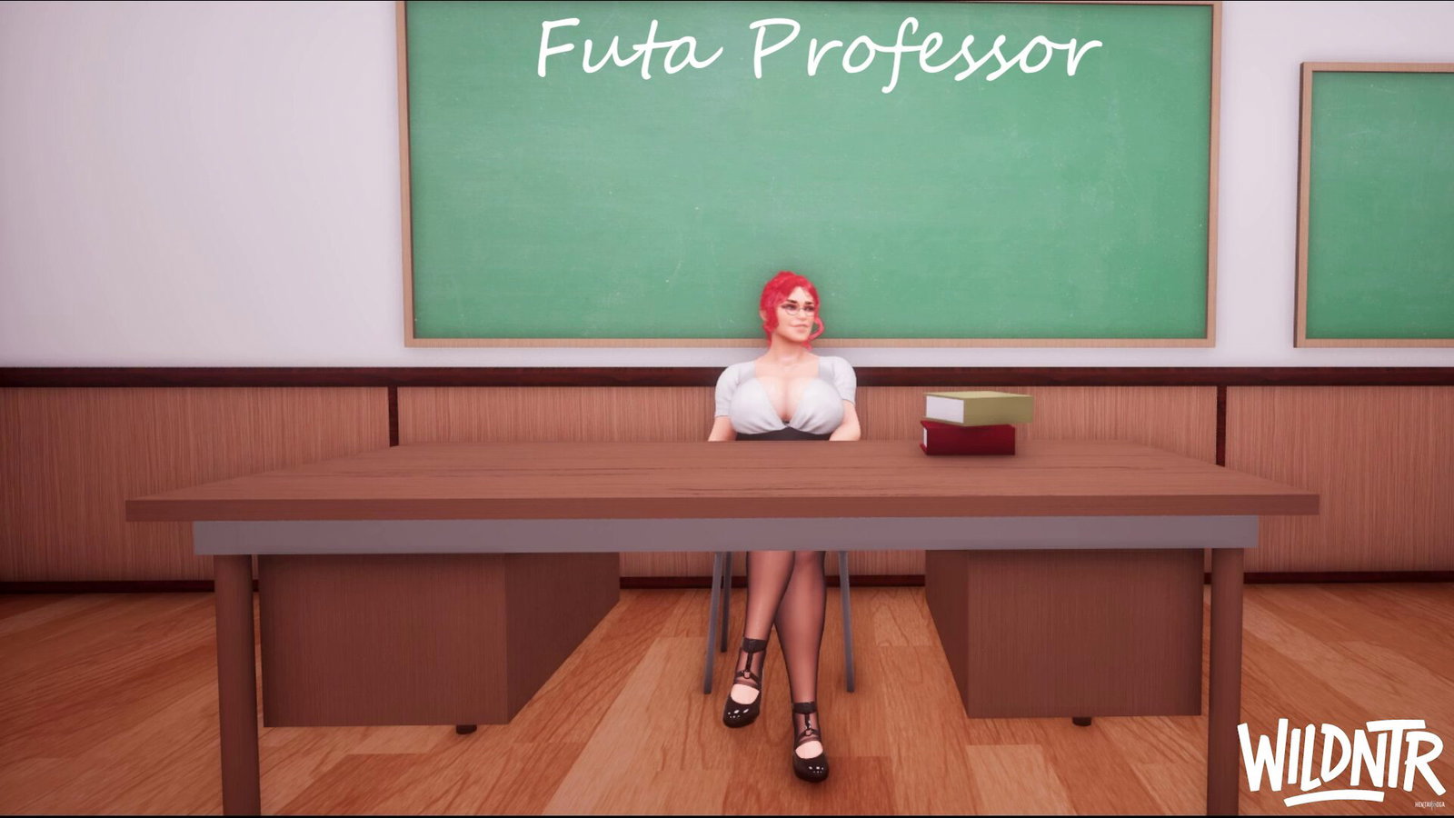 A professora futa você em troca de notas extras - porn hentai - Vídeo Hentai