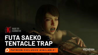 Futa Saeko Tentacle Trap - hentai porn - Hentai Video