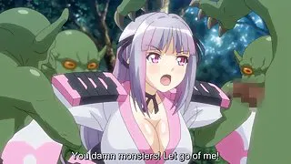 Goblin Den 4 - Female samurai is captured by goblins to be breeding slave - hentai porn - Hentai Video
