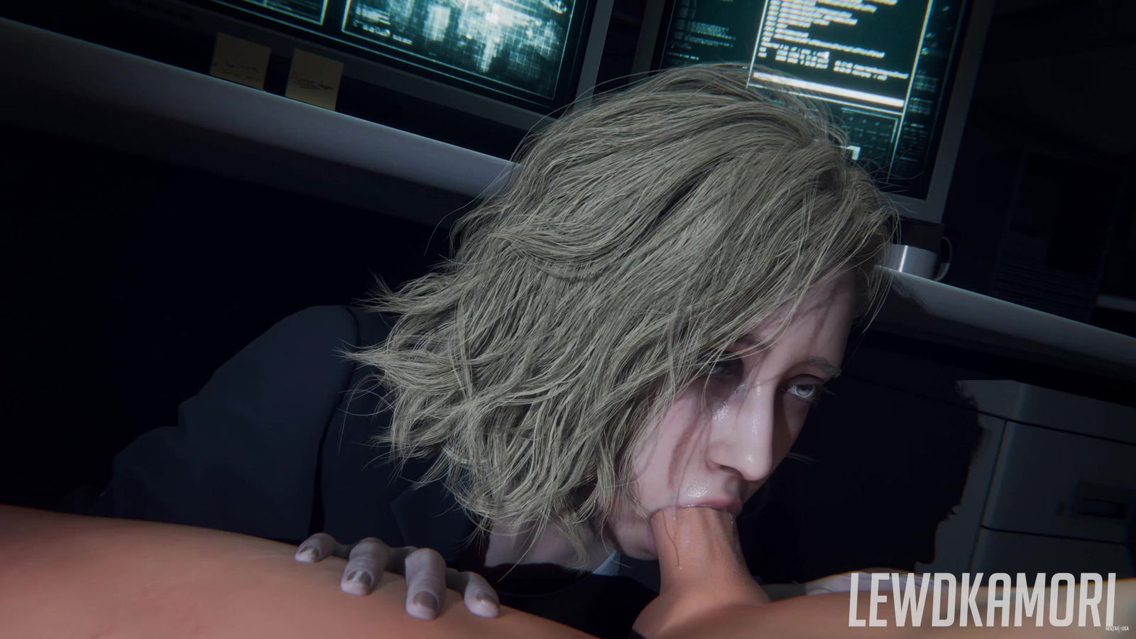 ساعات العمل الإضافية لغريس في المكتب - هنتاي بورن - فيديو هنتاي