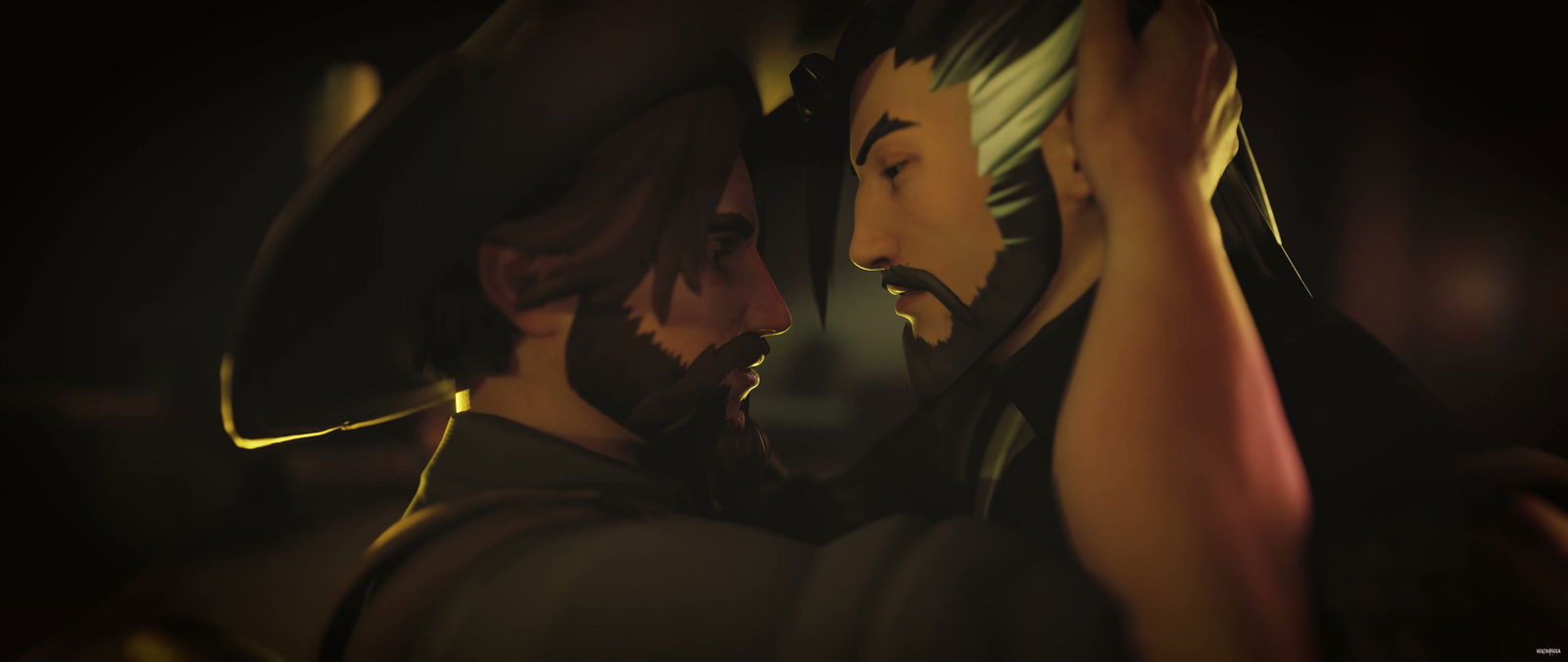 Hanzo x Cassidy A Aposta da Bebida - porn hentai - Vídeo Hentai