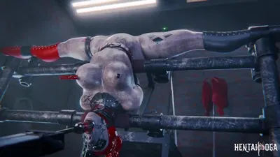 Harley Quinn bị mắc kẹt trong một cỗ máy - hentai porno - Video Hentai
