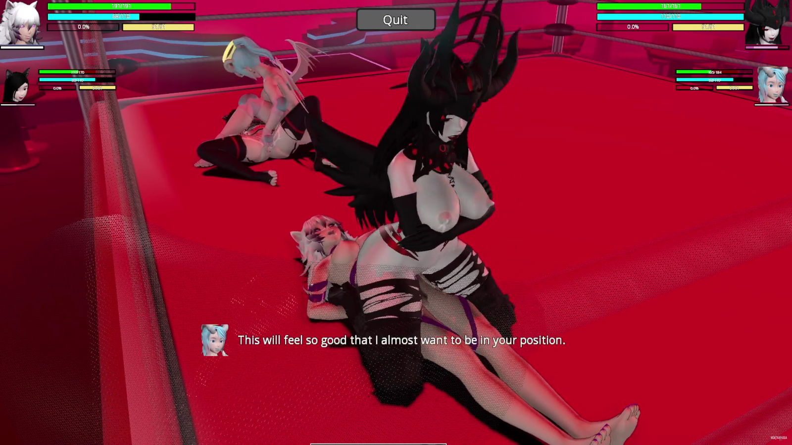 HRSL: Lopo and Taylor vs Kelly and Nepthys Orgasm Overload - hentai porn - Hentai Video