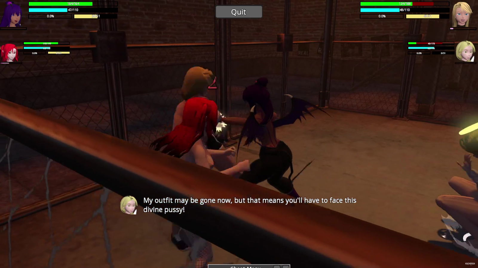 HRSL: Zia and Zuriah vs Narciesse and Selena Street - hentai porn - Hentai Video