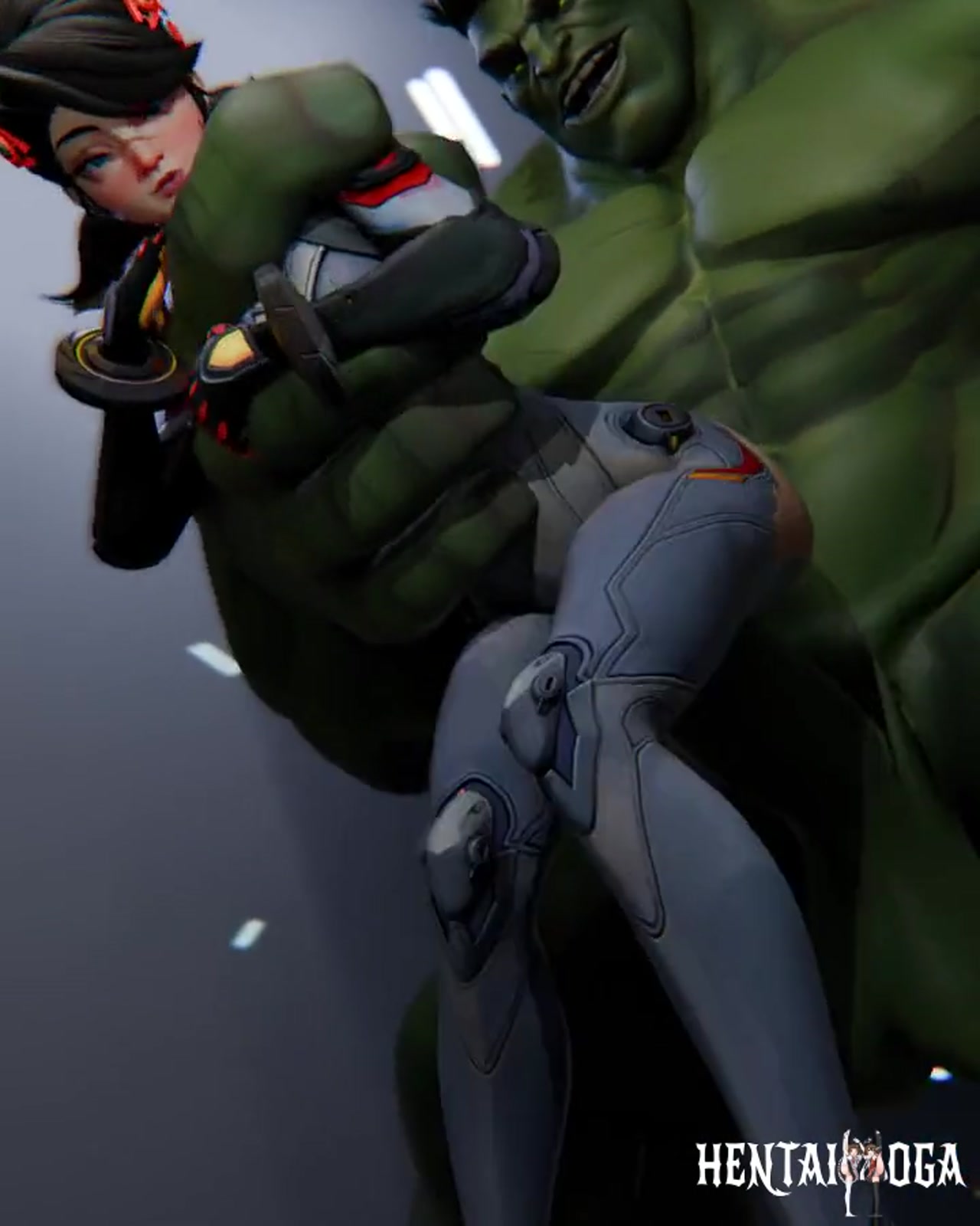 Hulk follándose su juguete favorito - hentai porno - Video Hentai