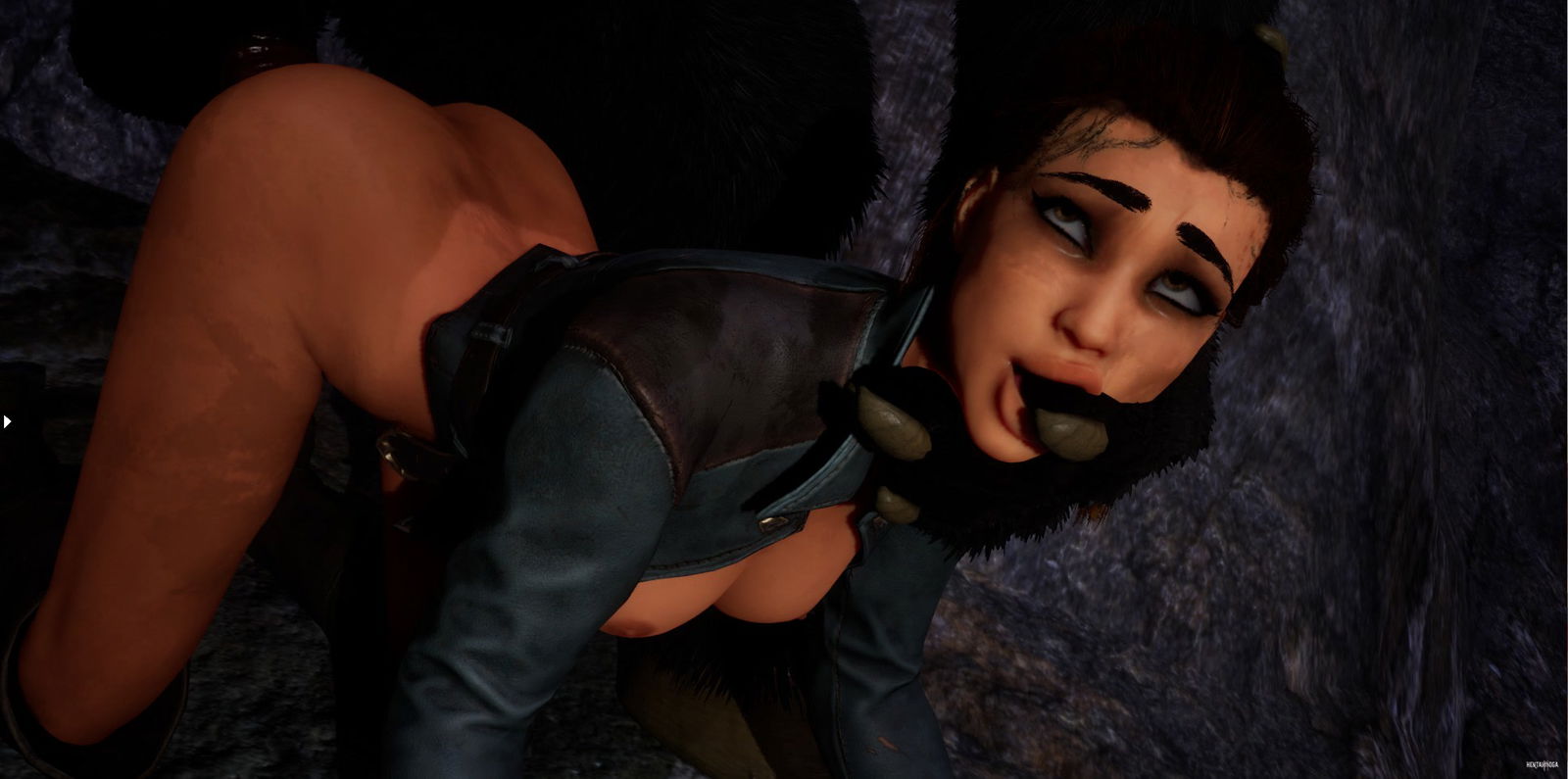 JOI sỉ nhục: Minotaur quan hệ tình dục với bạn tình của bạn - hentai porno - Video Hentai