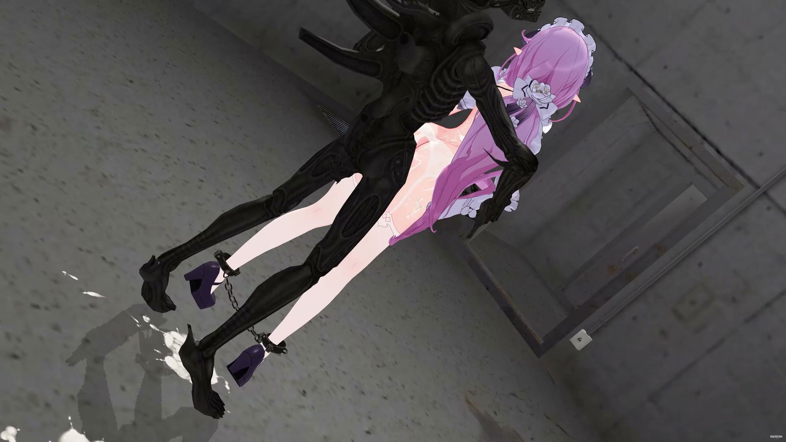 c&ocirc;n tr&ugrave;ng &amp; Elysia &amp; Xenomorph: T&igrave;nh dục MMD (Phần 02) - hentai porno - Video Hentai