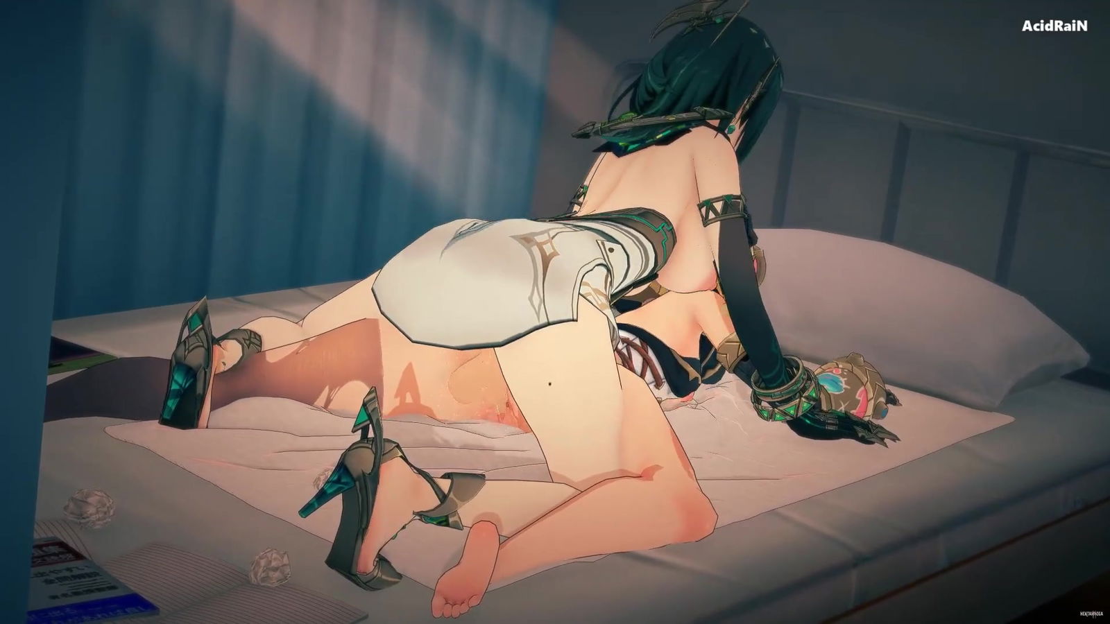 Jahoda x Futa Nefer sex video (Genshin impact) - hentai porn - Hentai Video