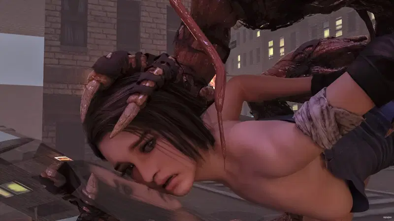 Jill Valentine and Licker