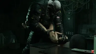 Jill Valentine x Nemesis - Bad Situation - hentai porn - Hentai Video
