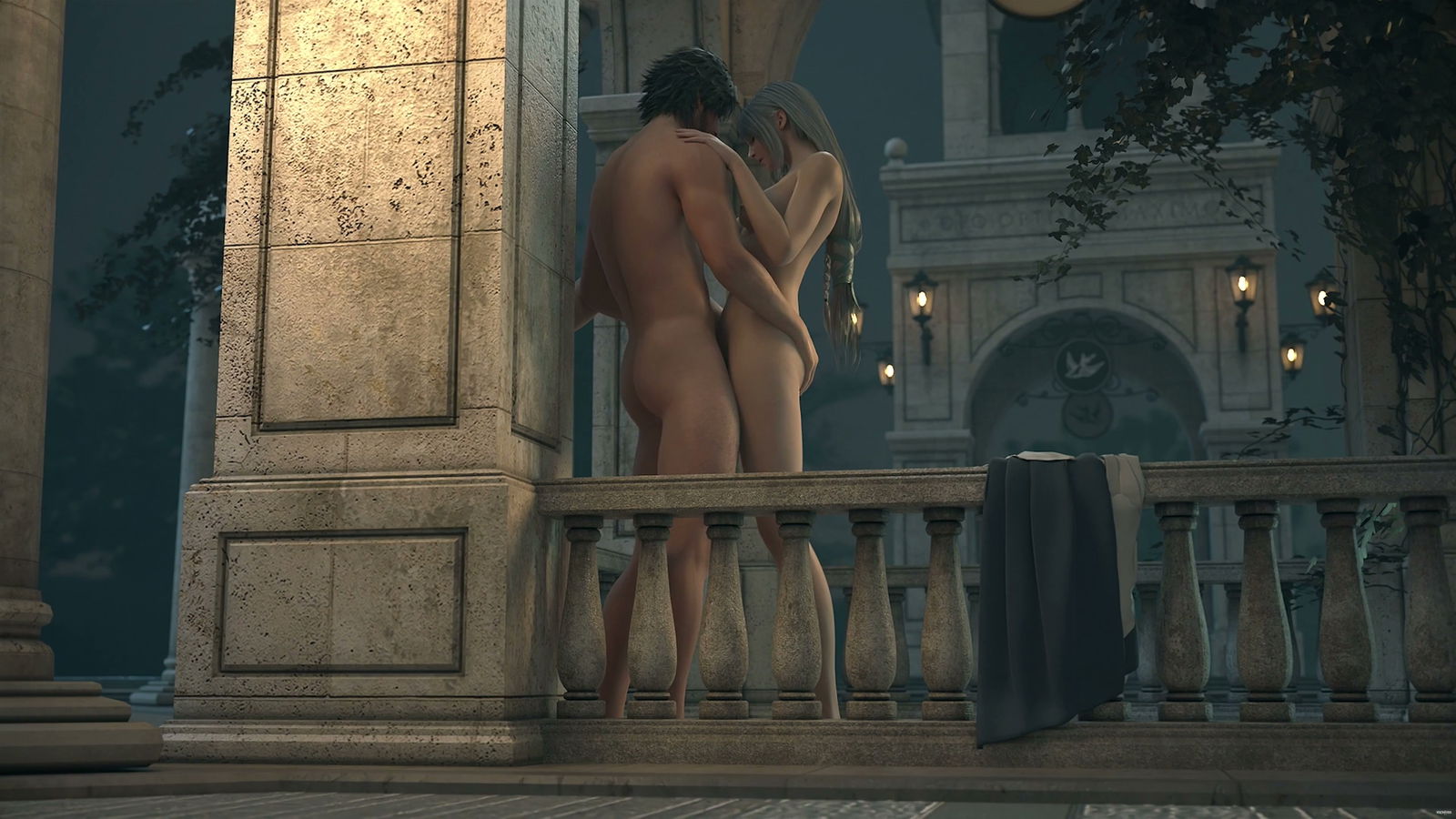 Jill x Clive (Loop 2) (NO WM) (HydraFXX) (4K) (60FPS) - hentai porn - Hentai Video