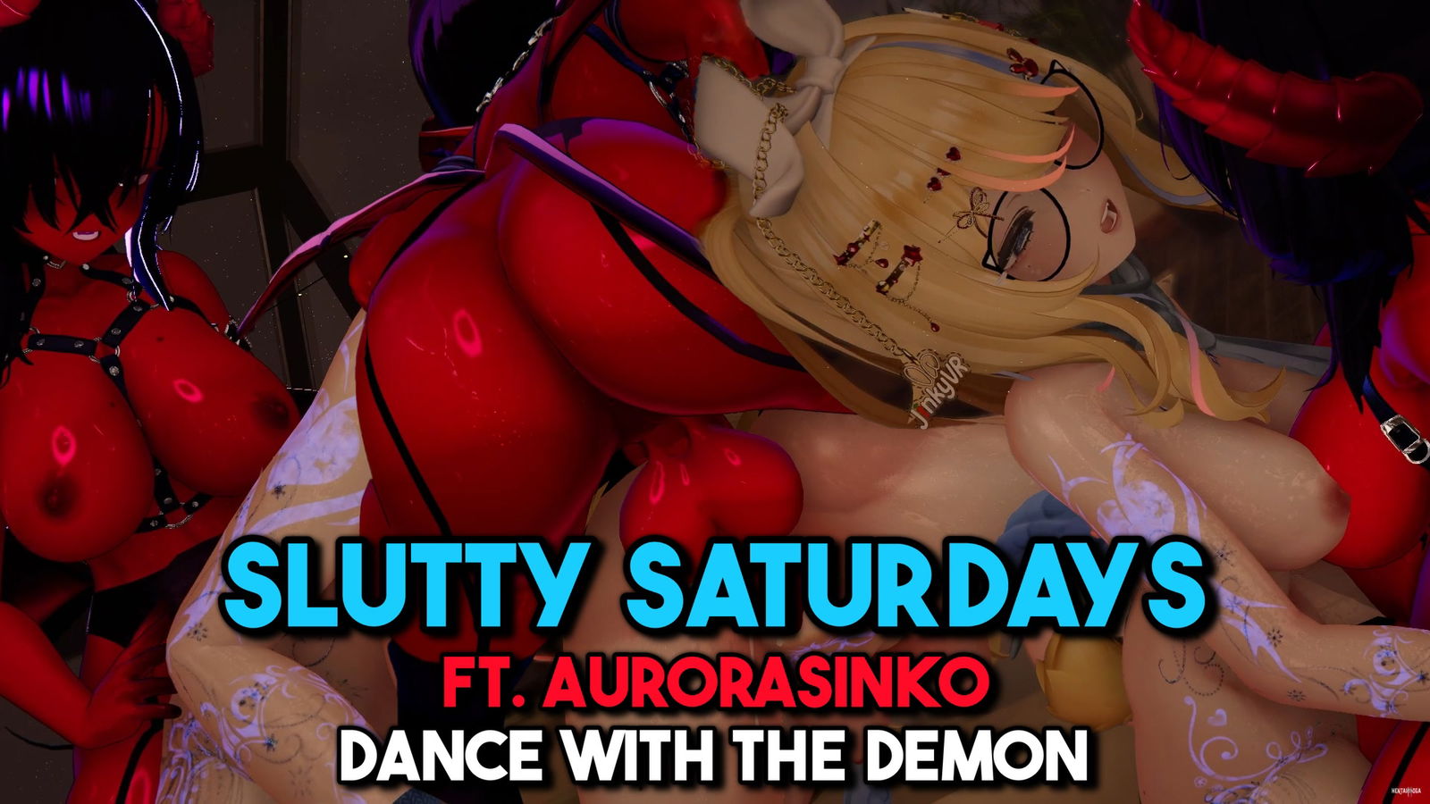 (JinkyVR) "Nhảy m&uacute;a c&ugrave;ng quỷ dữ" C&ocirc; g&aacute;i sa đọa đắm ch&igrave;m trong dục vọng với một Succubus - hentai porno - Video Hentai