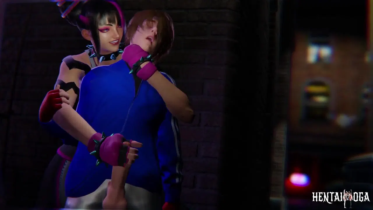 Juri handjob from behind