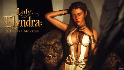 Lady Elyndra: Um Monstro Gentil - porn hentai - Vídeo Hentai