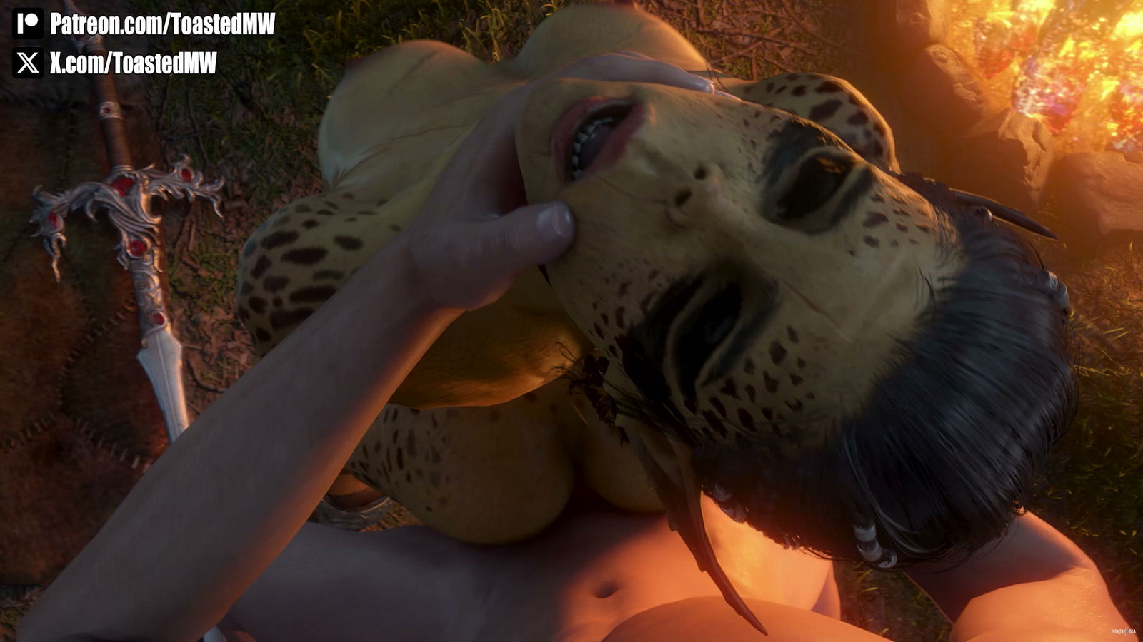 Lae'zel bị tấn công từ phía sau - hentai porno - Video Hentai