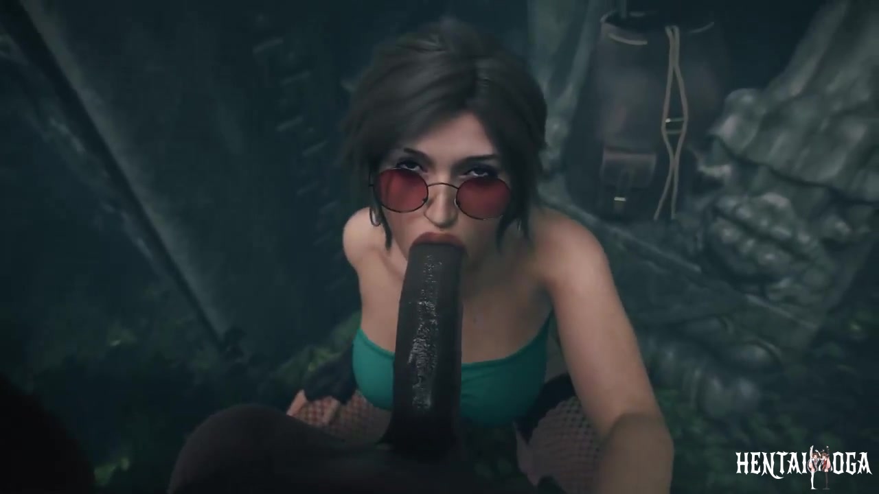 Lara Croft sucking a bbc pov - hentai porn - Hentai Video