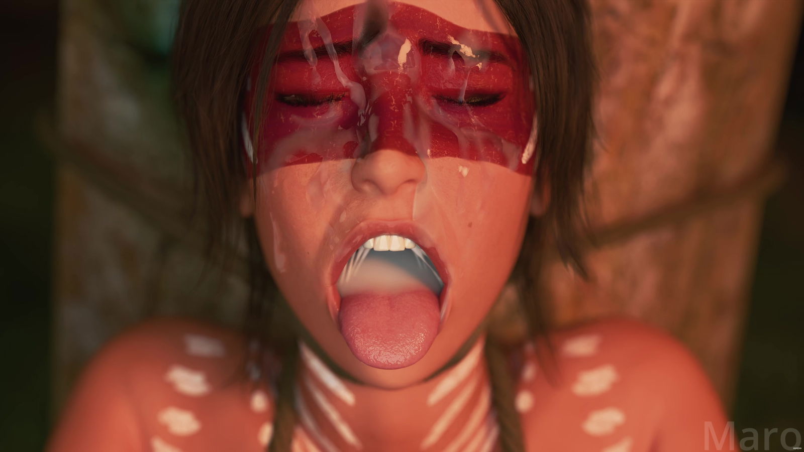 Aprendiendo las costumbres tribales con Lara Croft (4K) - hentai porno - Video Hentai