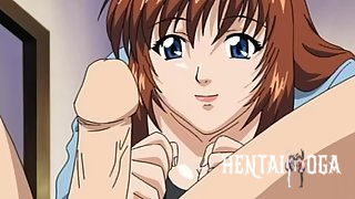 Love is the Number of Keys - Student gets his cock sucked by a mature hentai woman - hentai porn - Hentai Video