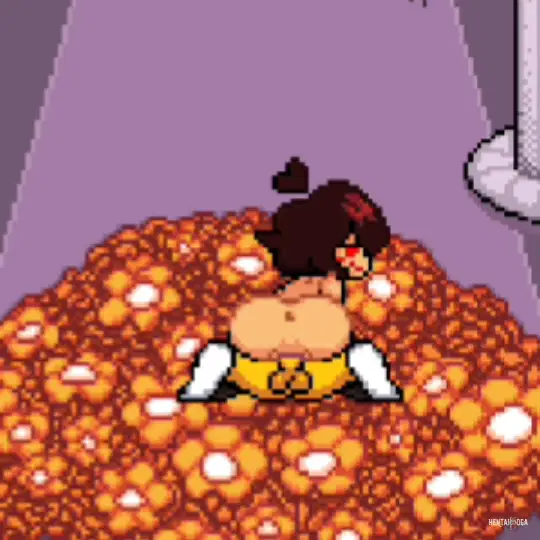 (Love Maniac) Chara riding Frisk