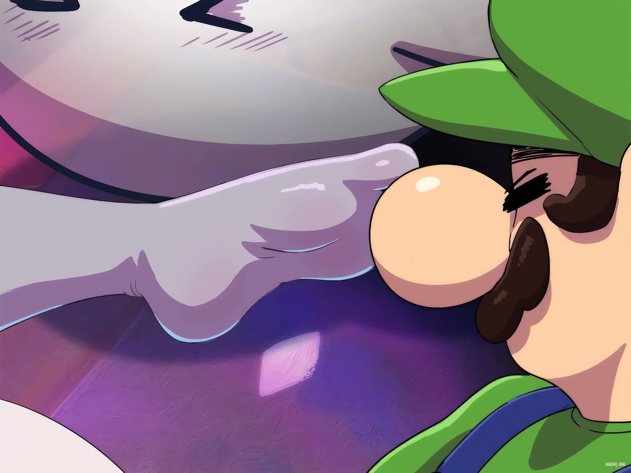 Luigi Fucked Booette (OrangePeel) (No Music) (Sounds + Upscaled) - hentai porn - Hentai Video