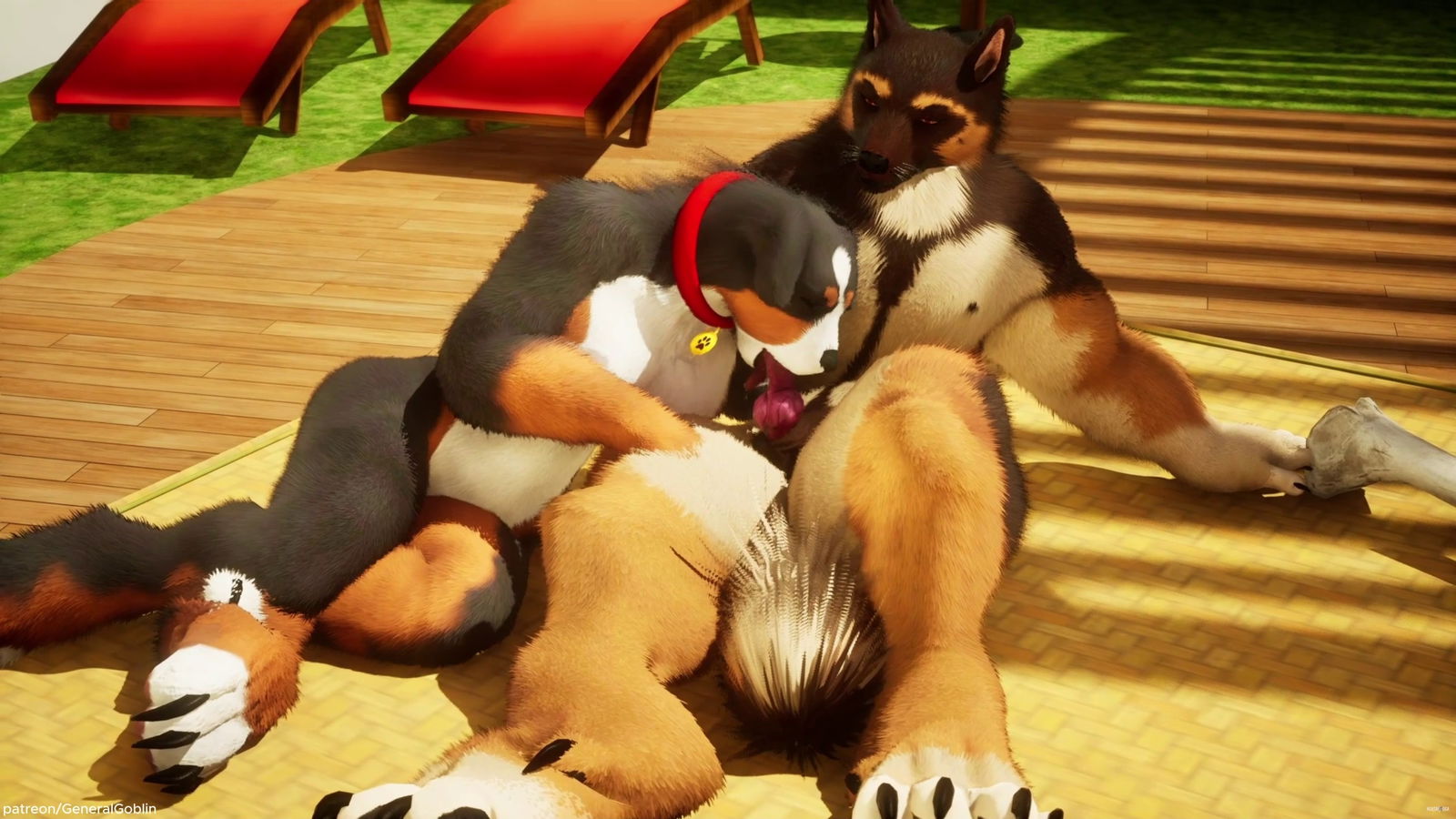 LuLu X SELENA (Public) - hentai porn - Hentai Video