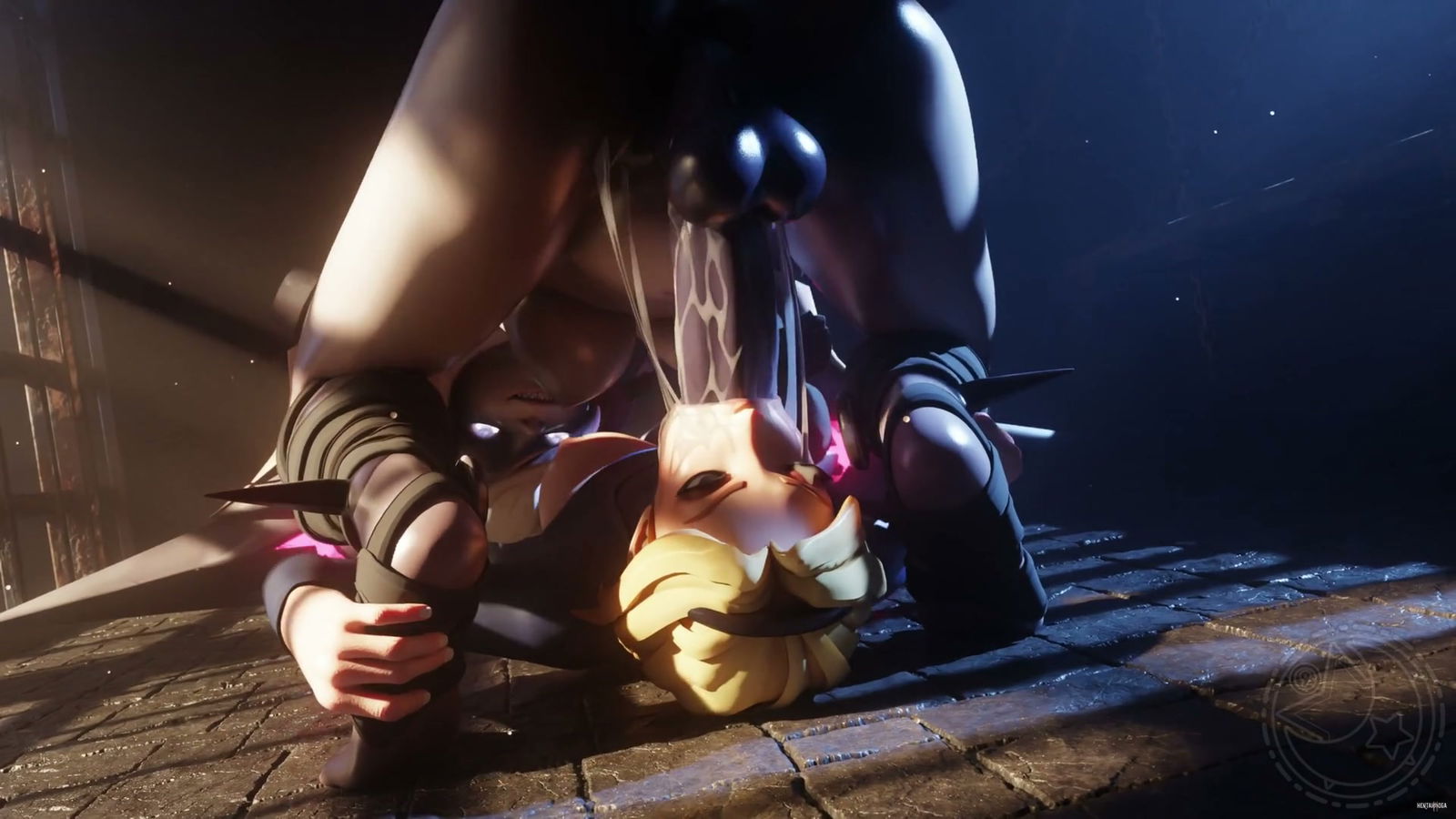 lux picked the wrong (right?) cellmate!!! - hentai porn - Hentai Video